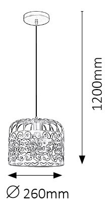 Aplică de perete Alessandra 2161 (mat alb)