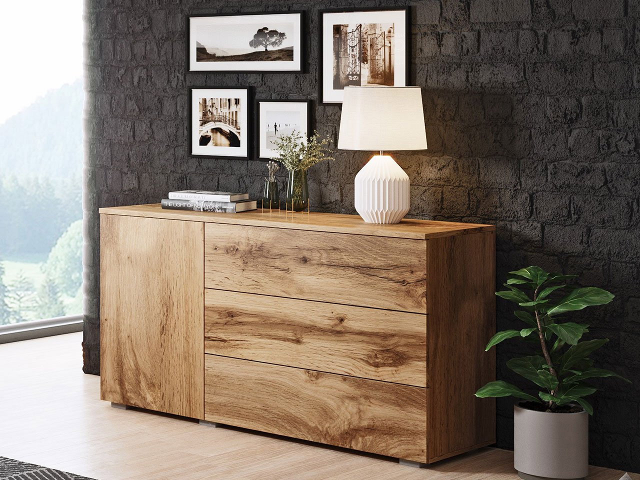 Komód Nova -110 (wotan tölgy)
