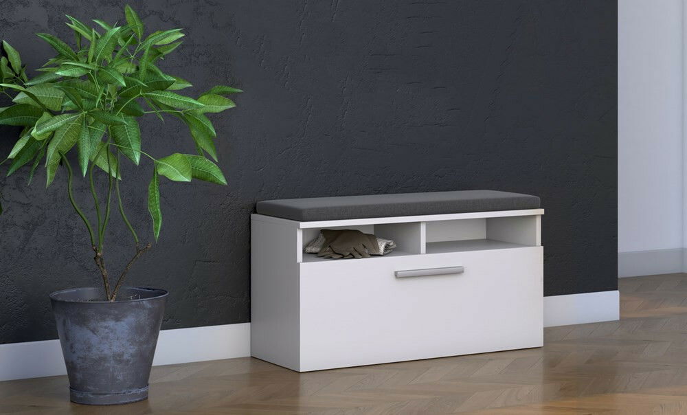 Botník (skrinka na topánky) Reclemos 1 (biela)