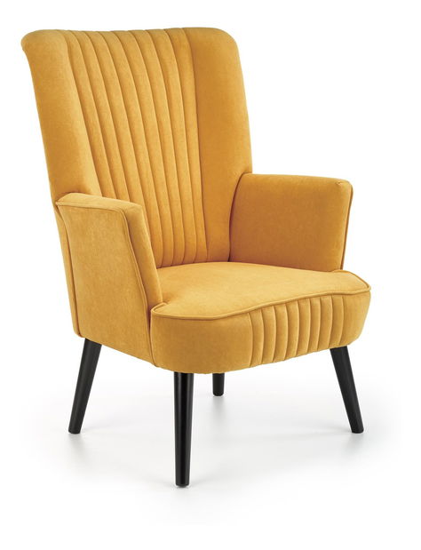 Fotoliu Dagol (Muștar + wenge)