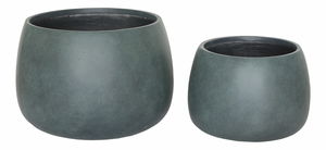 2 db-os virágcserép szett Sneteria (fekete)