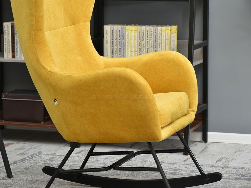 Fotelja Nesia (žuta + crna)