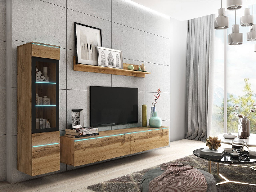 Mobilier living Selwyn I (wotan) (iluminat LED Alb)