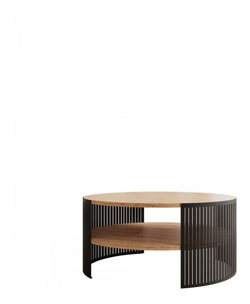 Dohányzóasztal Zentono (fekete + arany craft tölgy ) *bazár