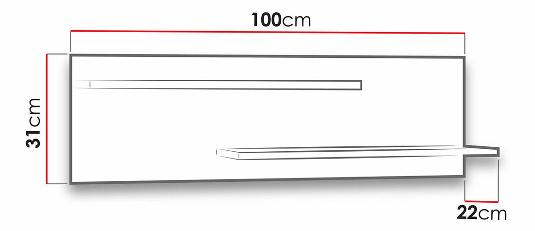 Polc Vendria VD07 (monastery tölgy)