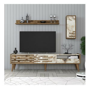 Mobilier living Tonase (nuc + alb + marmură)