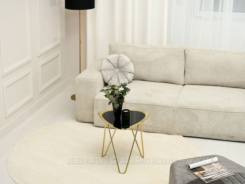 Stolić za kavu Vivana Stol (crna + zlatna)