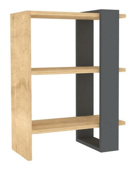 Raft Vipoba (antracit + stejar) 