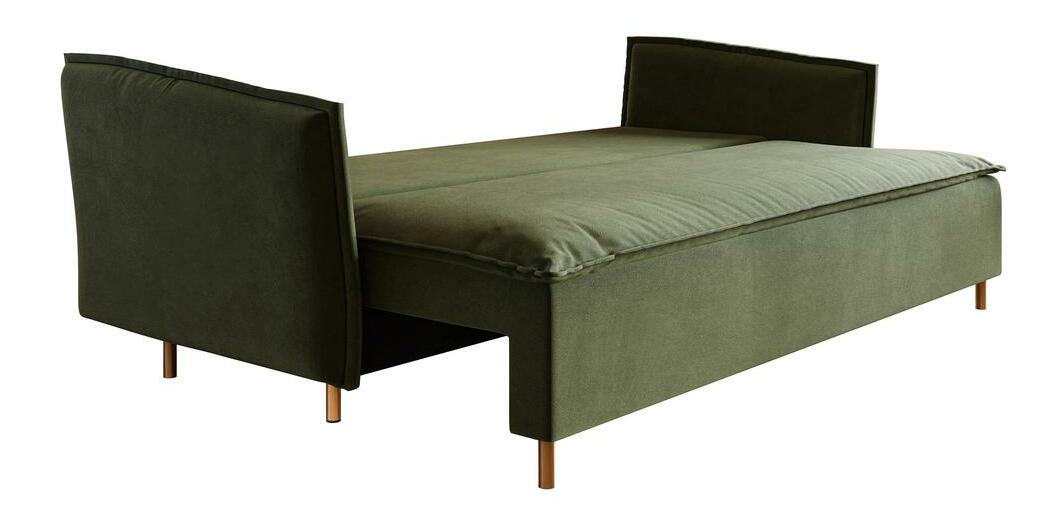 Pohovka Union (măslin + auriu)