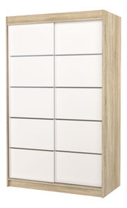 Ormar za garderobu Botres (hrast sonoma + bijela)