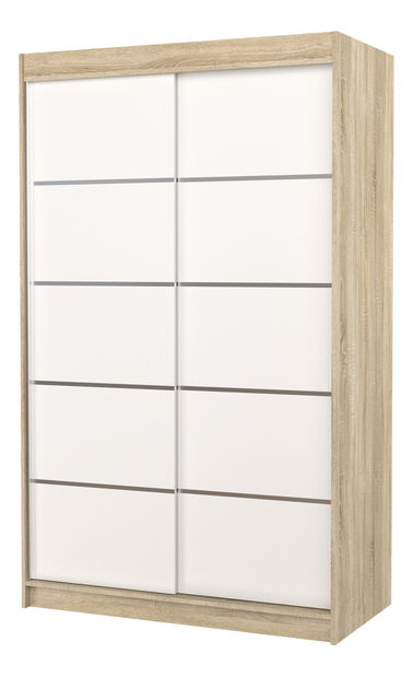 Dulap de haine Botres (Stejar sonoma + Alb)