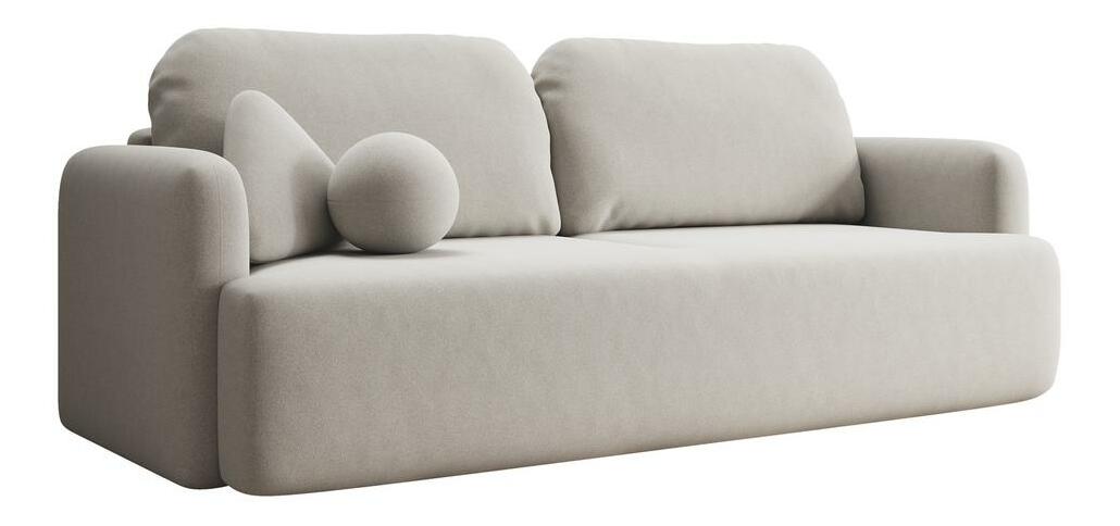 Háromszemélyes kanapé Linaki (fehér + fekete)