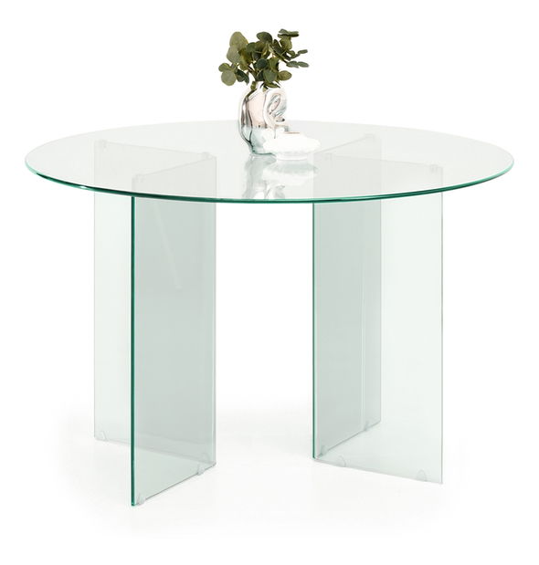Blagovaonski stol Abunda (prozirno staklo)