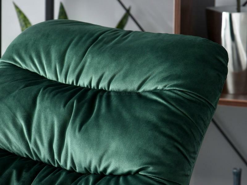 Kreslo Lusil (zelená + čierna)