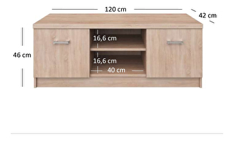 TV asztal Tianna (szonoma tölgy)