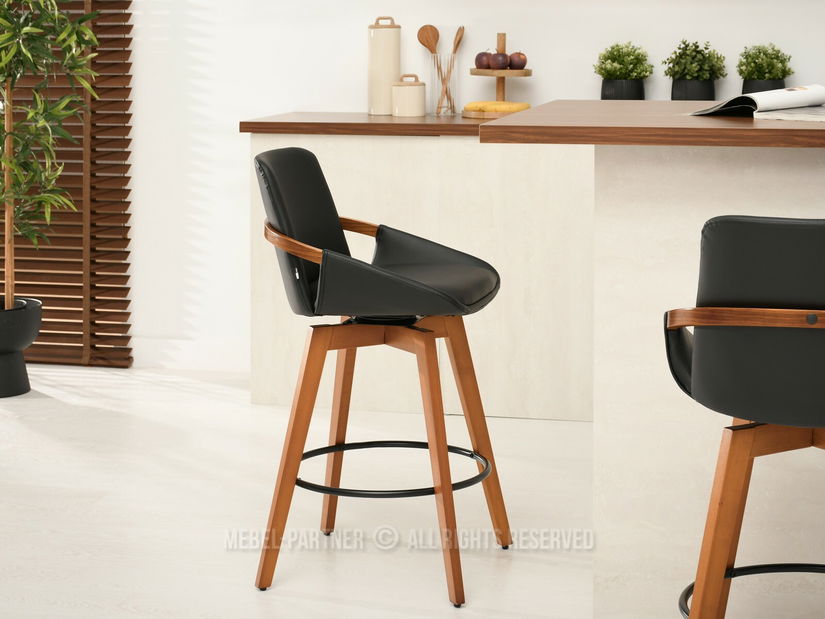 Scaun Heike (nuc închis + nuc)