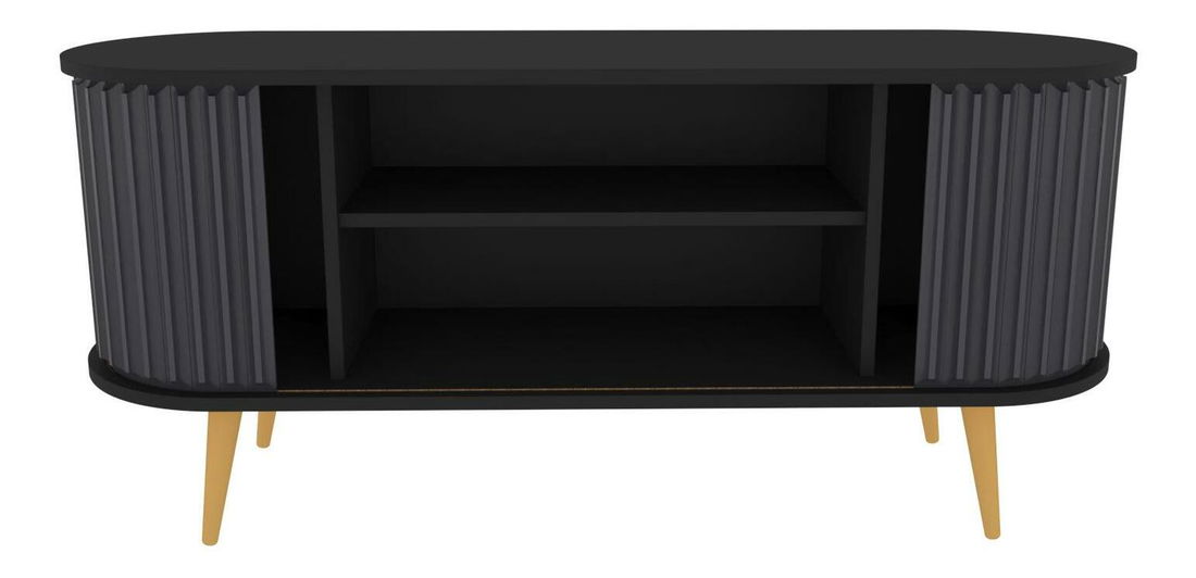 TV asztal/szekrény Stark 140 (fekete + antracit) 