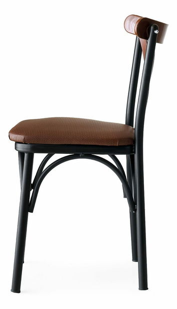 Set 4 stoličiek Erica (Hnedá)