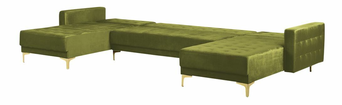 Colțar U Aberde (Verde catifea)