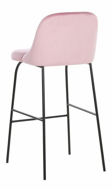 Set 2 ks. barových stoličiek NEKKE (ružová)