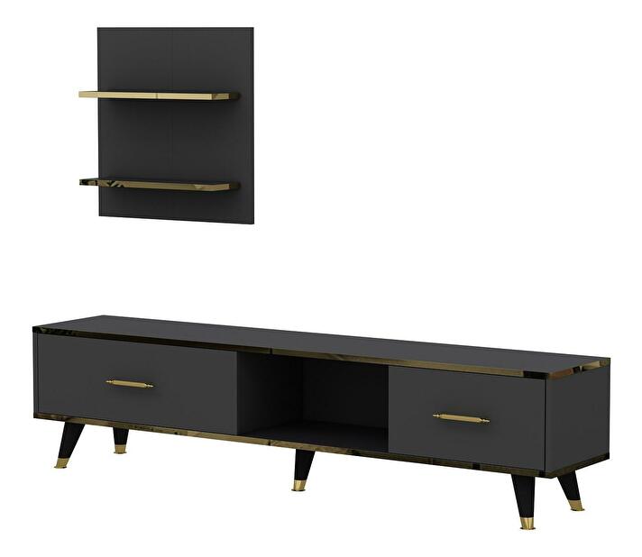 Mobilier living Mevala 2 (antracit) 