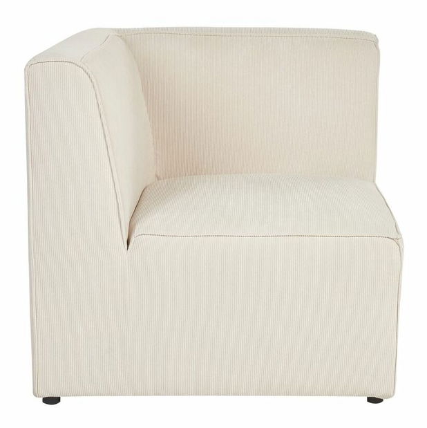 Háromszemélyes kanapé zsámollyal Lemia (bézs)