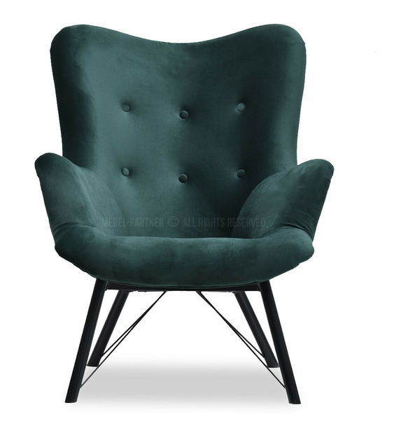 Fotoliu relax Dawntawn (verde + negru)