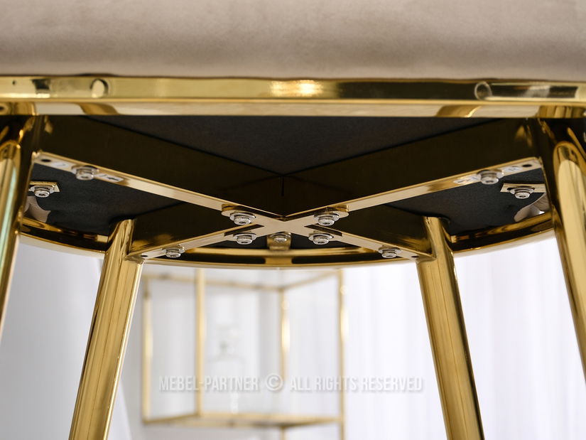 Stolica Lulish (bež + zlatna)