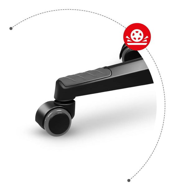 Herné kreslo Fusion 2.5 (čierna + sivá)