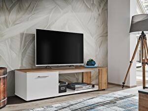 Mobilier living Mantes WWT30 (alb mat + stejar wotan)