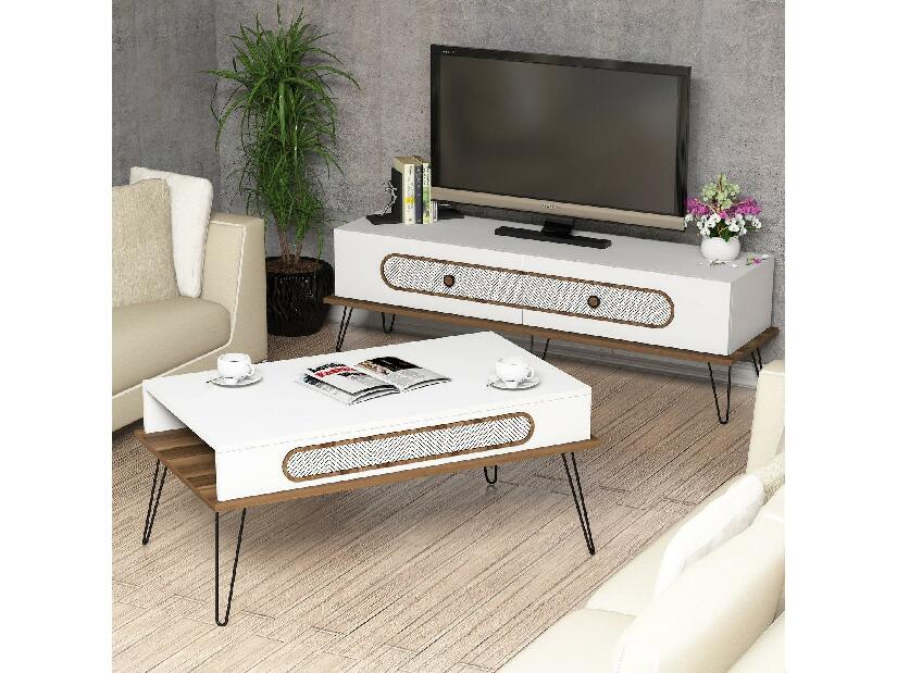 Set mobilier pentru living Biladi 2 (alb) 