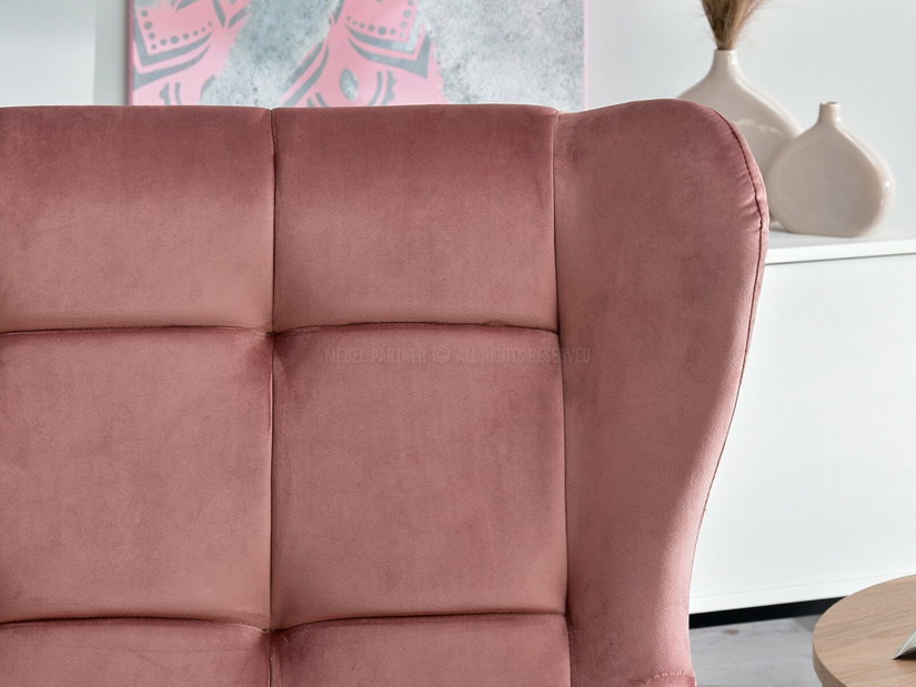 Dizájnos fotel Norweien (arany)