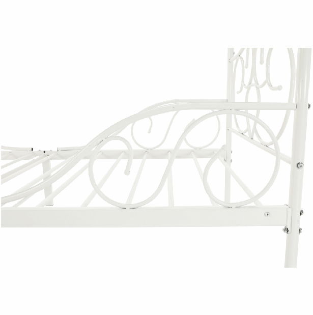 Jednolôžková posteľ 90 cm Anabella (biela) (s roštom)