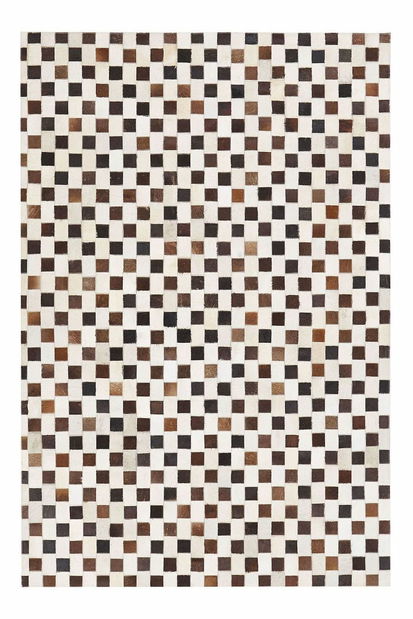 Koberec 140x200 cm KYBE (patchwork hnedá)