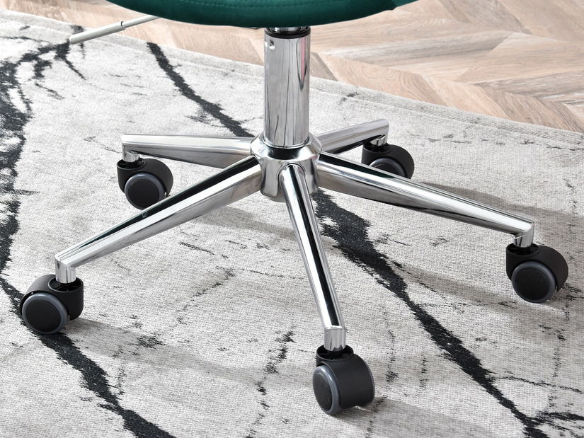 Scaun Eleanor (verde + crom)