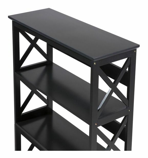 Uredski set Frida (svijetlo drvo + crna)