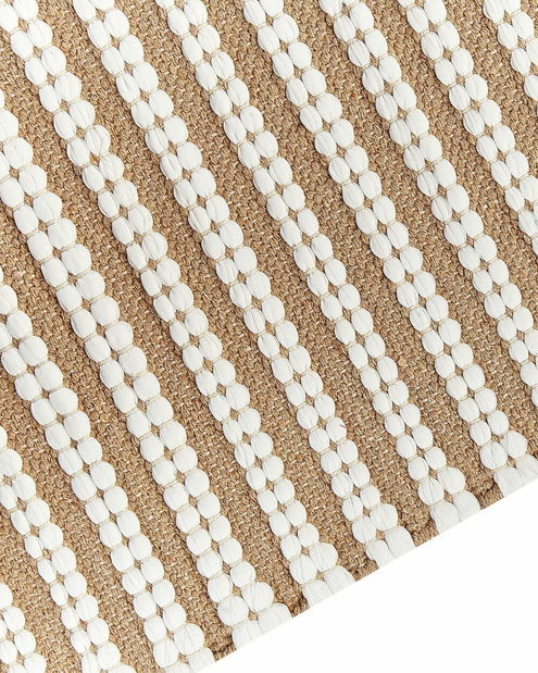 Koberec 80 x 150 cm Sofia (hnedá + biela)