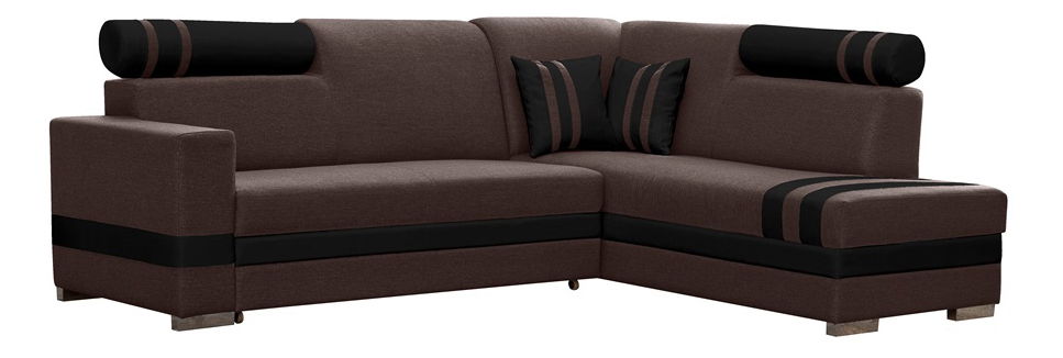 Colțar Raisa (Maro închis + Negru) (D)