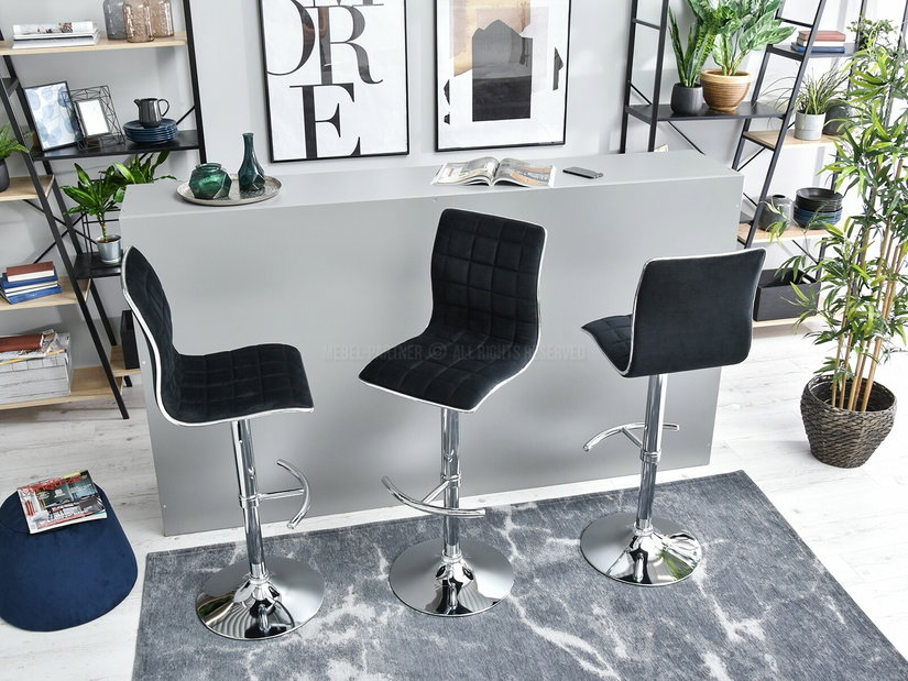 Szék Hulk (fekete + króm)