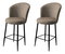 Set 2 ks. barových stoličiek Fornetto (cappuccino + čierna)