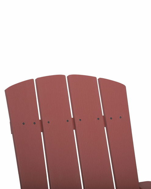 Záhradná stolička Adack (červená)