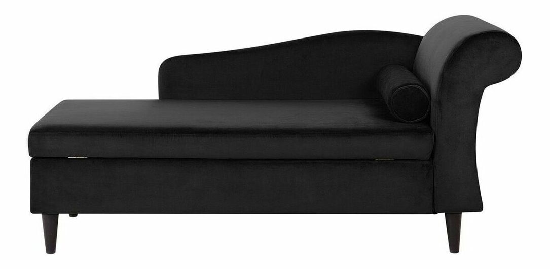 Pihenő fotel LUISSIANA (textil) (fekete) (J)