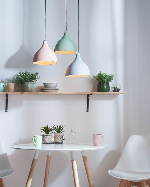 Závesná lampa Lambeth (ružová)