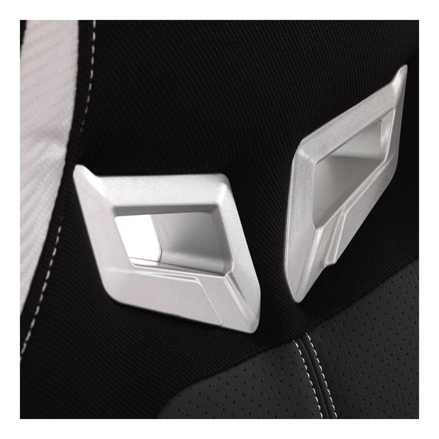 Kancelárske/herné kreslo Yzix-Y352-SIL (čierna + strieborná)