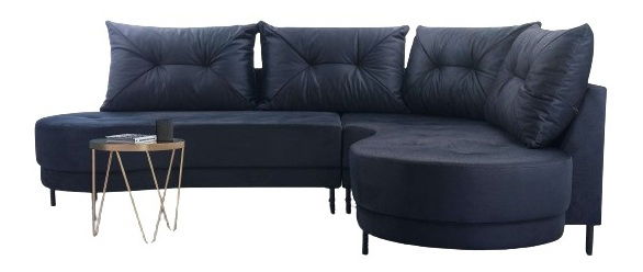 Sarokkanapé Aida (sötétkék) (J)