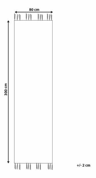 Covor 80 x 300 cm Mrga (multicolor)