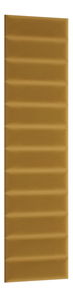 Set 12 čalúnených panelov Quadra 50x240 cm (horčicová)