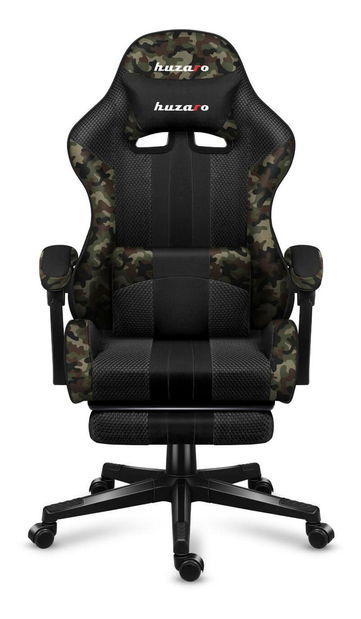 Fotoliu gaming Fusion 4.7 (negru + camuflaj)