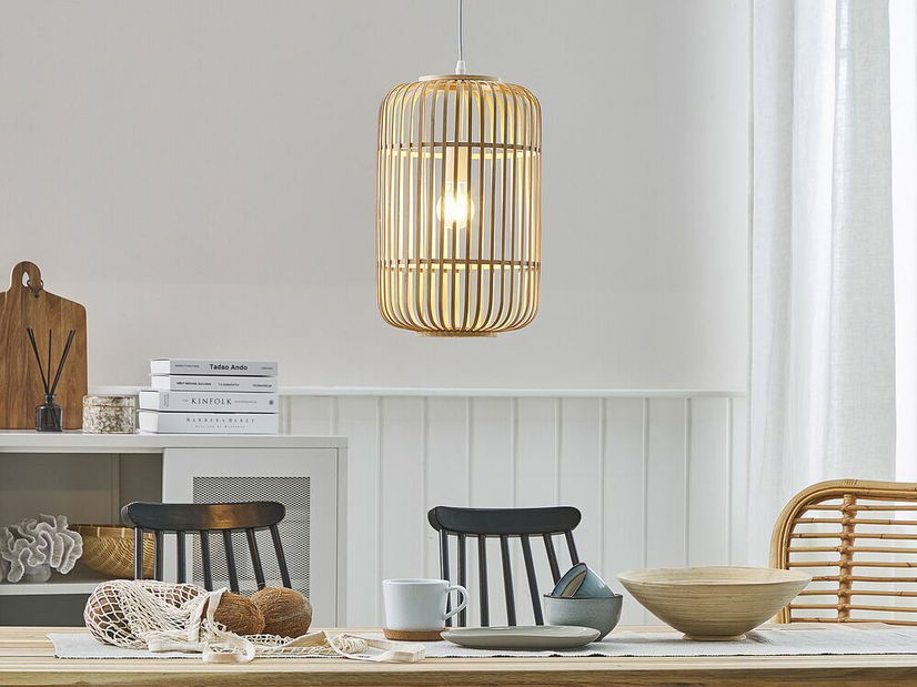 Závesná lampa ASNA (svetlé drevo)