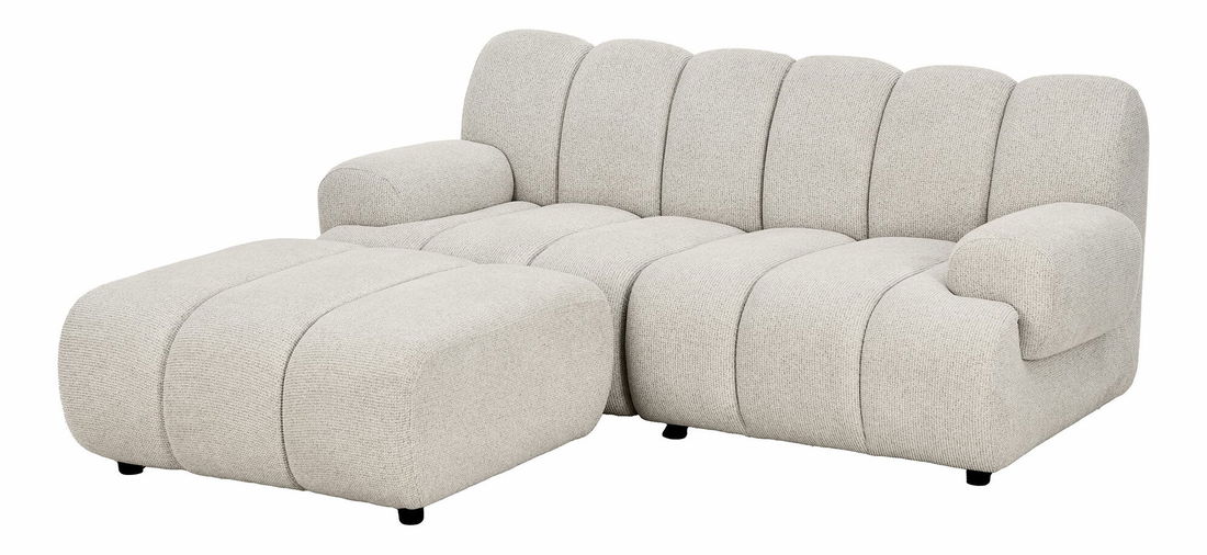 Modulárna rohová sedačka (L) Tessalia 2P (piesková)